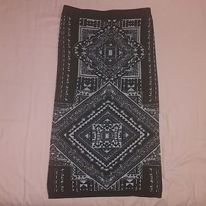 2 Piece Set (Peplum Top & Midi Skirt)